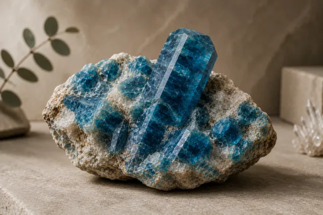 Apatita Azul