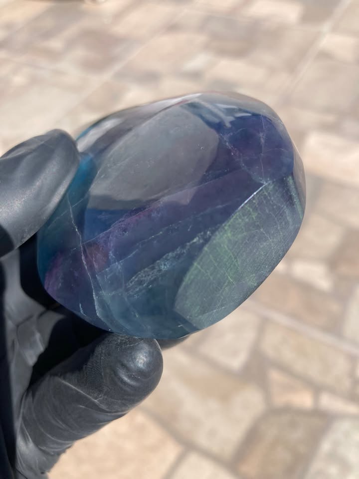 💎✨ Fluorita Arcoíris – Pieza Decorativa Premium