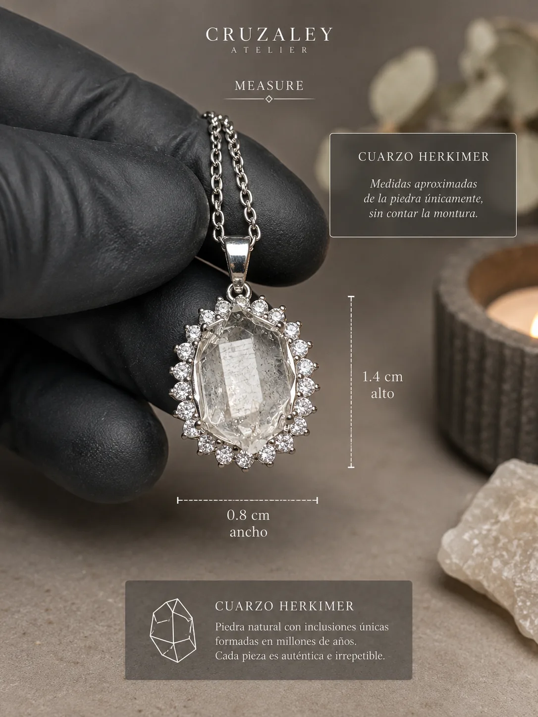 Cuarzo Herkimer · La belleza de lo auténtico
