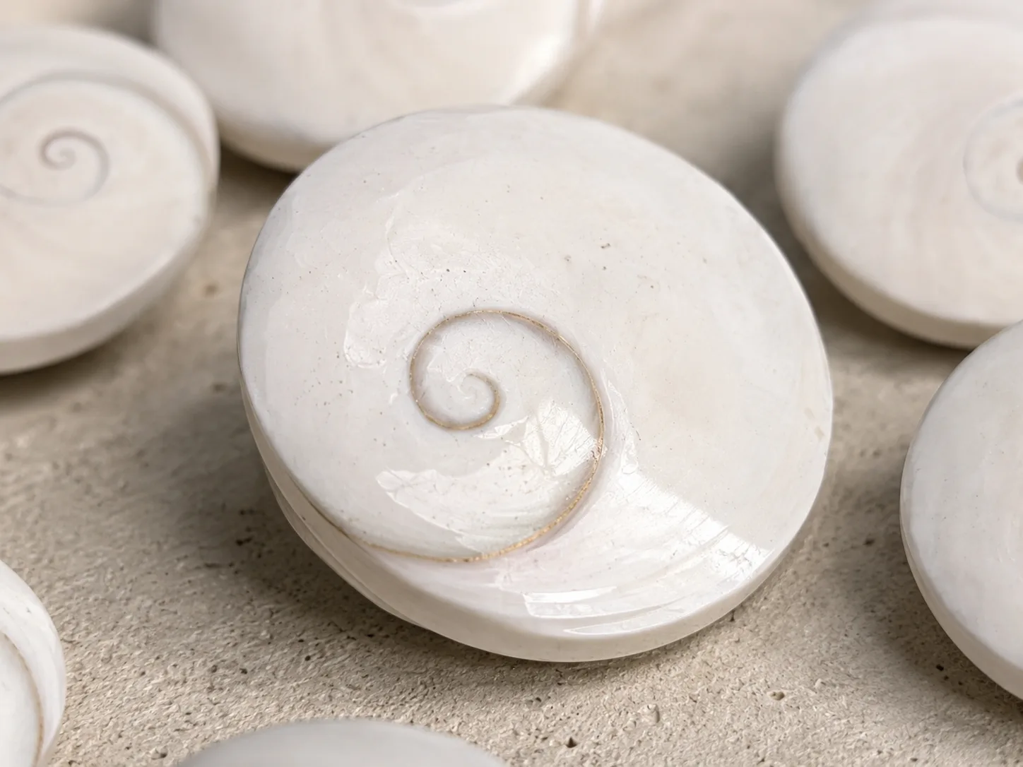 Ojos De Shiva Naturales Pulidos 3 A 4 Cm Lote Variado